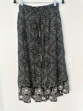 Soft Surroundings Floral Maxi/Midi Skirt PS (6-8)